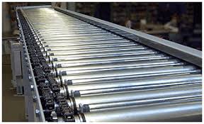 Roller conveyor assembly