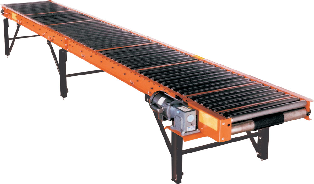 Roller conveyor complete assembly including drive unit